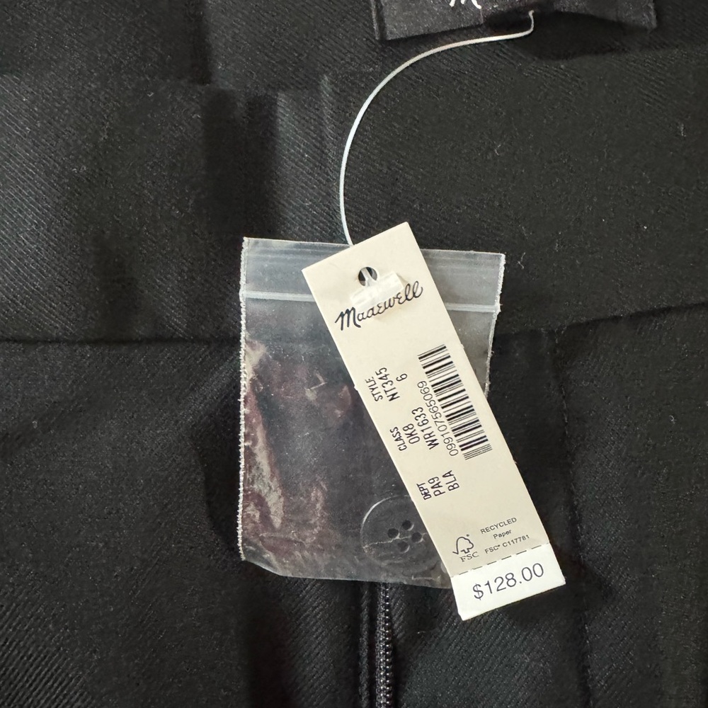 Madewell The Harlow Superwide-Leg Trouser in Brushed Twill - Picture 5 of 7